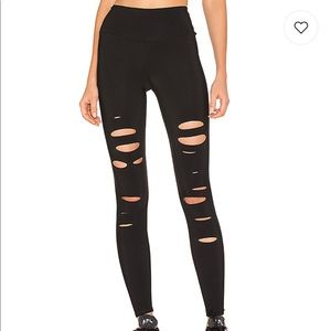 ALO YOGA High-Waist Ripped Warrior - NEW